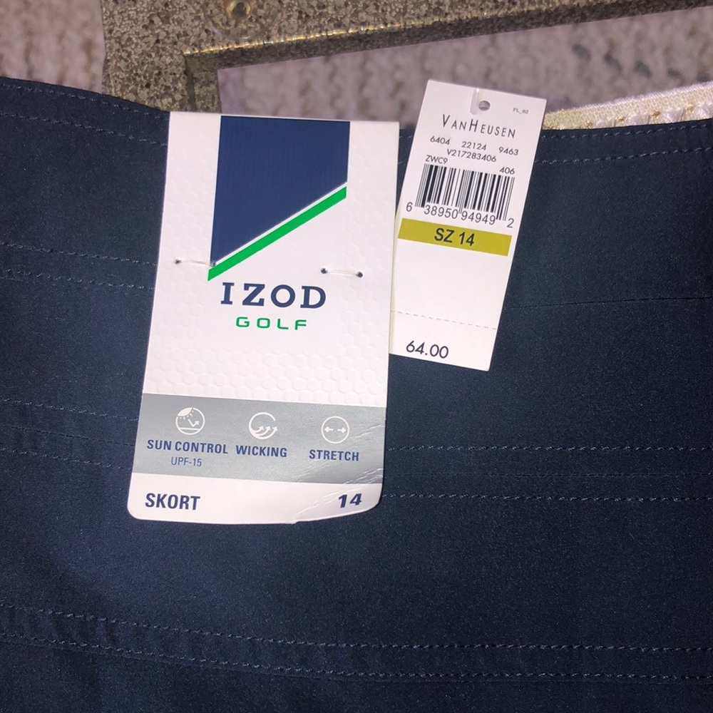 IZOD Navy Blue Tennis Skirt